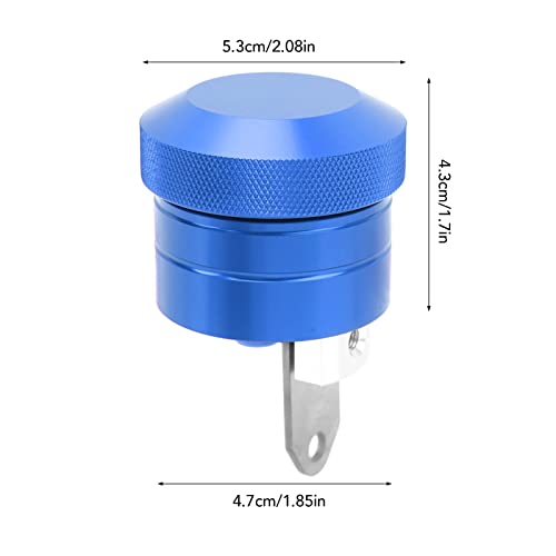 Dioche Universal Motorcycle Chain Oiler Lubricator System for, Easy Install for Smooth Ride (Blue)