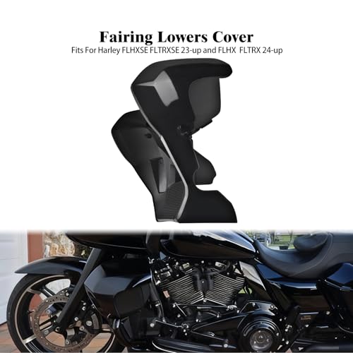 Motorcycle Front Fairing Lowers Cover Engine Spoiler Protector Guard Fit for Harley Touring Street Glide FLHXSE Road Glide FLTRXSE 2023-up and Street Glide FLHX Road Glide FLTRX 2024-up
