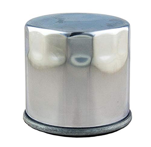 HiFloFiltro HF138C-4 Chrome Standard Premium Oil Filter, 4-Pack - color: Chrome, size: 4 Pack, style: Standard