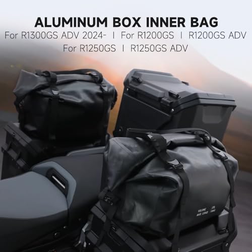 R1300GS Adventure Motorcycle Luggage Top Case Liner Storage Bag 8KG With 2 10KG Side Luggage Box Inner Bags Waterproof Aluminium Case Liner Bag Fit for BMW R1300GS ADV 2024 Accessories