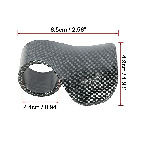 F FIERCE CYCLE Universal Motorcycle Throttle Holder Cruise Control Assist Control Grips for 30mm 1.18" Handlebar Black Carbon Fiber Pattern