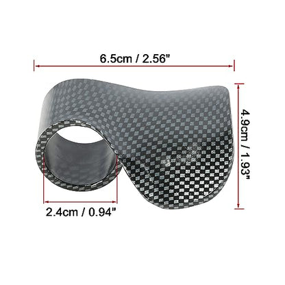 F FIERCE CYCLE Universal Motorcycle Throttle Holder Cruise Control Assist Control Grips for 30mm 1.18" Handlebar Black Carbon Fiber Pattern