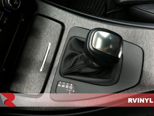 3M 2080 Series BR212 Brushed Black Metallic Dual Cast Textured Finish Vinyl Car Wrapping Film - 1ft x 1ft - 1sq ft - Vehicle Sheet Roll - color: Brushed Black Metallic - 2080 BR212, size: 1ft x 1ft