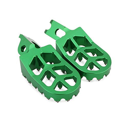 AnXin Dirt Bike Foot Pegs Footpegs Footrests Foot Pedals Rests CNC for KX250F 06-18 KX250 KX 250 19-24 KX450F 07-18 KX450 19-24 KX250X KX450X 21-24 KLX450R 08-14 Green - color: green, size: KX250 KX250F/X KX450 KX450F/X KLX450R