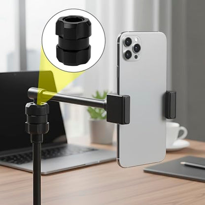 17mm Ball Mount Joint Adapter, Female-to-Female Coupler, Plastic Extension 1.6inch Length Suitable for Bike/Motorcycle Phone Holders, Camera Photography Brackets, Car Phone Mounts, Tripods