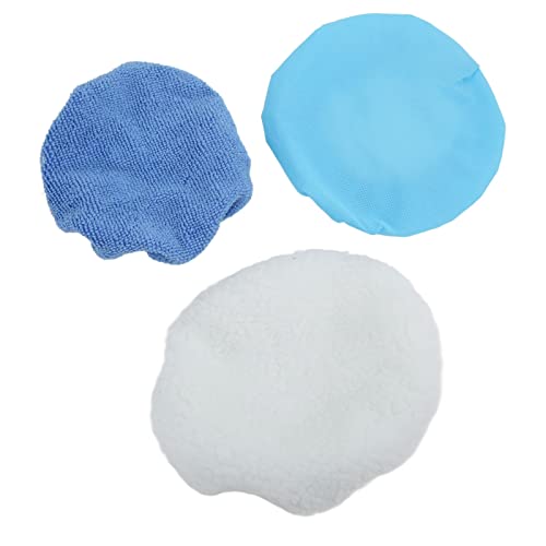20Piece 6in Microfiber Car Polisher Pad Set for Waxing Polishing Buffing Bonnets Compatible with Cars Motorcycles Boats