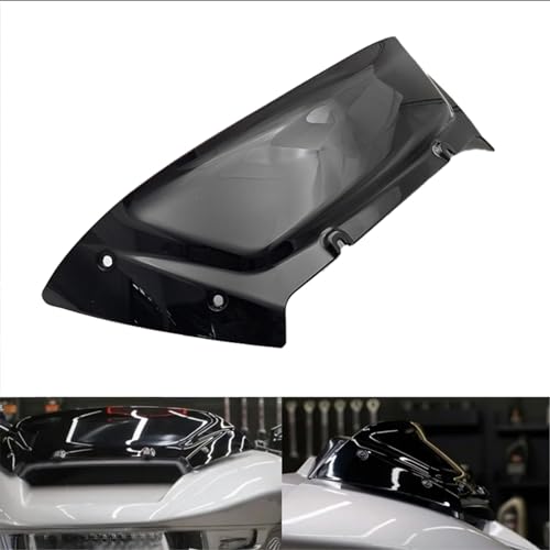 IZX Fits for Harley Road Glide FLTRX FLTRXSTSE 2024 FLTRXSE 2023-2024 Motorcycle 6 inch Windscreen Deflector Cover Plate Windshield Fairing Front Wind Deflector Shield