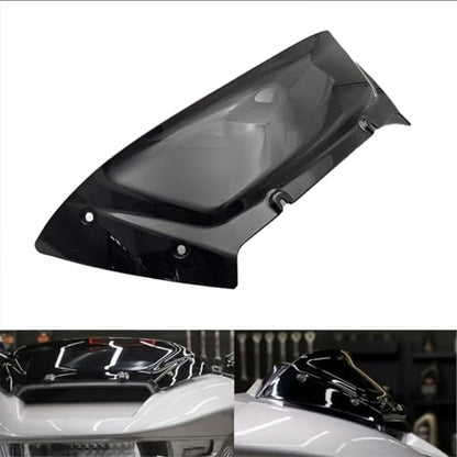 IZX Fits for Harley Road Glide FLTRX FLTRXSTSE 2024 FLTRXSE 2023-2024 Motorcycle 6 inch Windscreen Deflector Cover Plate Windshield Fairing Front Wind Deflector Shield
