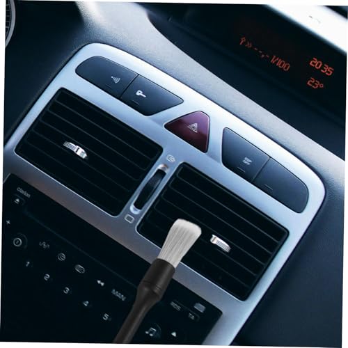 Cabilock Car Detailing Brush Ergonomic Grip for Wheel Hub and Interior Cleaning Soft Bristles for and Rim Detailing Essential Car Wash Tool for - size: 22.50X2.50X2.50CM