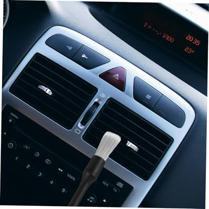 Cabilock Car Detailing Brush Ergonomic Grip for Wheel Hub and Interior Cleaning Soft Bristles for and Rim Detailing Essential Car Wash Tool for - size: 22.50X2.50X2.50CM