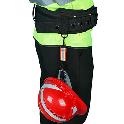 KUNN Firefighter Glove Strap Safety Glove Holder Clips for Work with Alligator Clip - color: Red