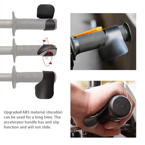 ijuicy Motorcycle Cruise Assist, 7/8" Handlebar Motorcycle Throttle Mounted Cruise Assist, Motorcycle Throttle Assist, Universal Motorcycle Accessories (Black)
