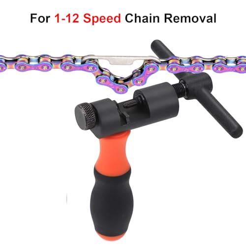 Universal Bike Chain Tool Kit with Bike Breaker Main Chain Pliers Chain Checker for Road MTB Bike 1-12 Speed Chain Disassemble Chain Splitter and Breaker - color: 1 Pcs Chain Breaker