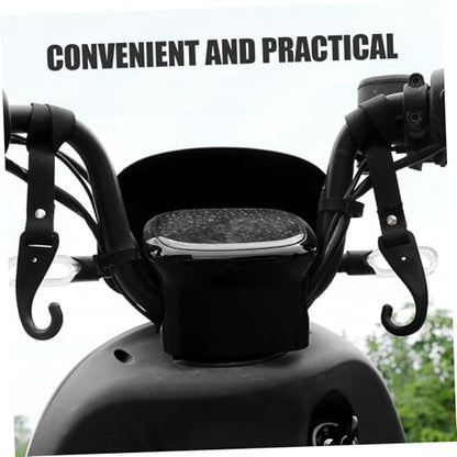 PRETYZOOM 2Pcs Motorcycle Holder Punch Installation Luggage Rope with Front Hook for Easy Access to Keys Gloves Glasses Handlebar Accessory for Motorcycle