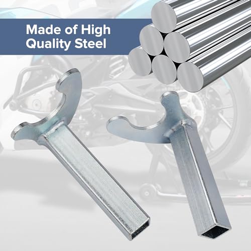 Spool Lift Stand Attachments for Rear Sportbike Motorcycle Stands (Attachment ONLY), U-Shaped Adapter 1 Pair - size: U