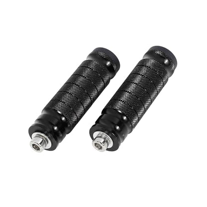 1 Pair 6mm Aluminum Aolly Motorcycle Rearset Rear Set Footrest Footpeg Foot Rest Peg Motorbike Cycling Black Auto Replacement Parts