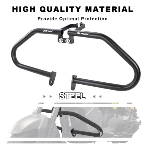 Xitomer Motorcycle Engine Guard Compatible with NAVI 110 2025 2024 2023 2022 Crash Bar Steel Protector Bumper Guards
