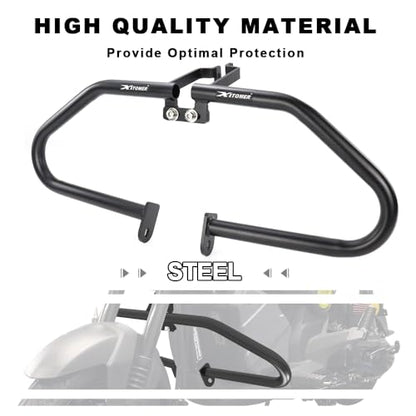 Xitomer Motorcycle Engine Guard Compatible with NAVI 110 2025 2024 2023 2022 Crash Bar Steel Protector Bumper Guards