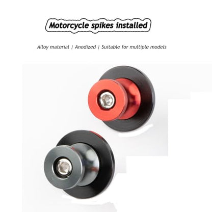 2Pcs Motorcycle Swingarm Spools Slider for Ducati Panigale 959 2016 2017 2018 2019 Swingarm Spool Stand Bobbins Swingarm Spools Starting Frame Screw,10mm-Black