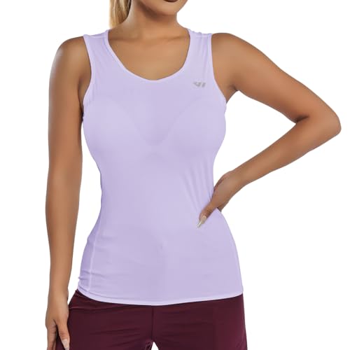 Wulibike Sleeveless Cycling Jersey Women Running Shirts Vest bike top Summer Biking tank Basic Top With Pockets - color: 1-purple, size: X-Small