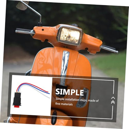 Motorcycle Light for ATV and Scooters Dual Flash Warning Controller Easy to Install Compatibility Design for Emergency Roadside Use