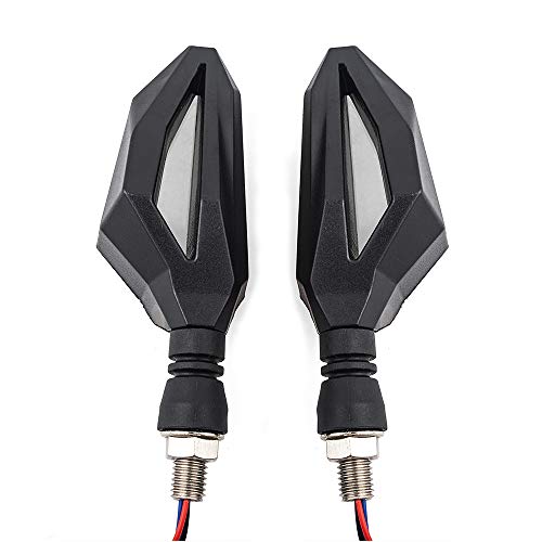 Universal 10mm Motorcycle 12 LED Turn Signal Lights Blinker Front Rear Lights Indicator - color: Blue
