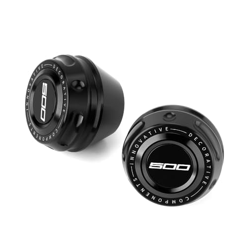Motorcycle Front Wheel Axle Fork Slider Crash Protector Compatible With Ninja 500 ABS/SE/KRT 2024 2025 | Ninja500 Accessories (black)