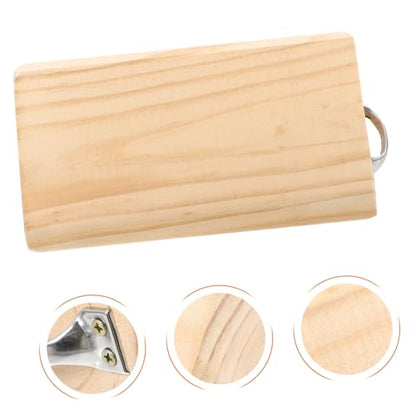 Ciieeo Wooden Wheel Chocks for RVs and Trucks 2-Piece Set Non-Slip Tire Stabilizers for Travel Trailers and Motorcycles Heavy-Duty Vehicle Accessories