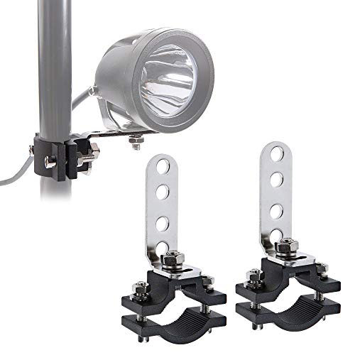 Motorcycle 1.2 Inch Mount Brackets Bicycle Car Bull Bar Holder Clamp Samman Off Road Tube Clamps Mounting Brackets for LED Light bar Work Lights Lamps 2PCS - size: 0.7'' to 1.2''