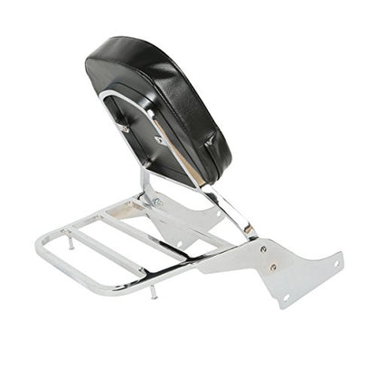 SLMOTO Sissy Bar Backrest Set Luggage Rack Pad Fit for Honda Shadow ACE 1100 VT1100 Shadow SABRE 1100 ACE VT1100 - color: Fit for Honda Shadow