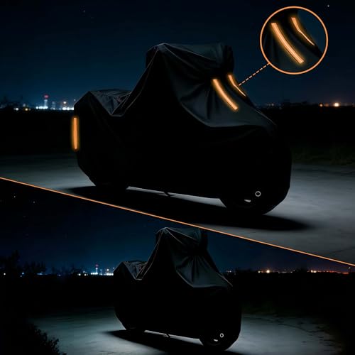 Outdoor Oxford Fabric Motorbike Cover,for Yamaha AS 3丨Motorcycle Sun Shade & Rain Cover All-Season Windproof Anti-Scratch UV Protection - size: for AS 3