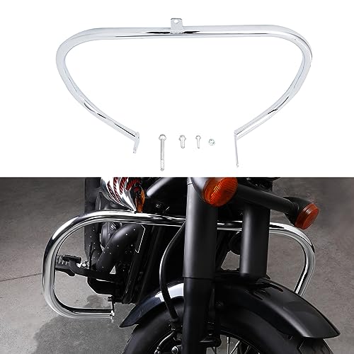 TCT-MOTORPARTS 1 1/4" Highway Engine Guard Crash Bar Support Fit for Honda VT750 Shadow AERO Phantom 2004-2025; VT750 Shadow Spirit C2 2007-2014 - color: Chrome