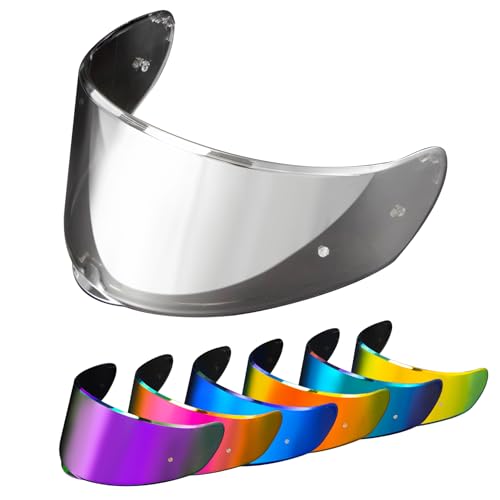 PSLER Sedici Strada 2 Visor - Sedici Strada 2 and Strada 3 Face Shield Motorcycle Helmet visor Accessories Replacement for LS2 FT2 VECTOR Sedici Strada 2 Strada 3 FF801 FF397,Transparent Siver - color: Transparent Silver