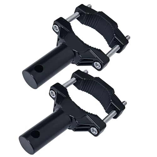 Motorcycle Spotlight Mount Brackets, Motorbike Tube Clamp Turn Signal Mounting Clamp Fog Light Holder for 0.82"-2.1" ATV UTV Roll Bar (2 Pcs)