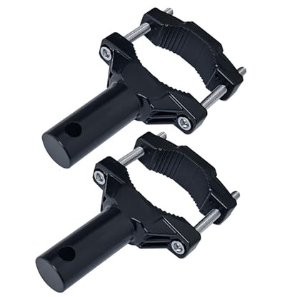 Motorcycle Spotlight Mount Brackets, Motorbike Tube Clamp Turn Signal Mounting Clamp Fog Light Holder for 0.82"-2.1" ATV UTV Roll Bar (2 Pcs)
