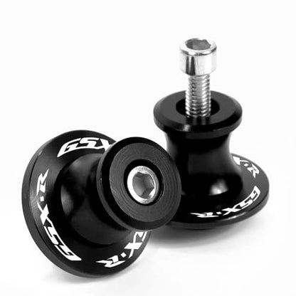Motorcycle Swingarm Spools Fit For GSX-R600 GSX-R750 GSXR 1000 1100 GSX1300R - 2024 2025 Rear Frame Stand GSXR 125 150 250 300 Swingarm Spools Frame Sliders GSXR Accessories BK - color: black