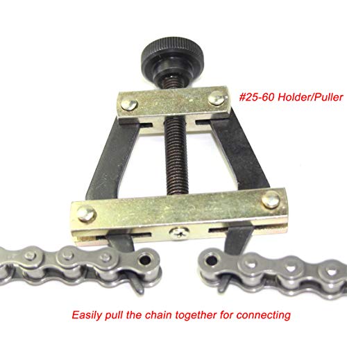 FDJ #25-60 Roller Chain Breaker Cutter Chain Holder Puller Kits Chains Replacement Set
