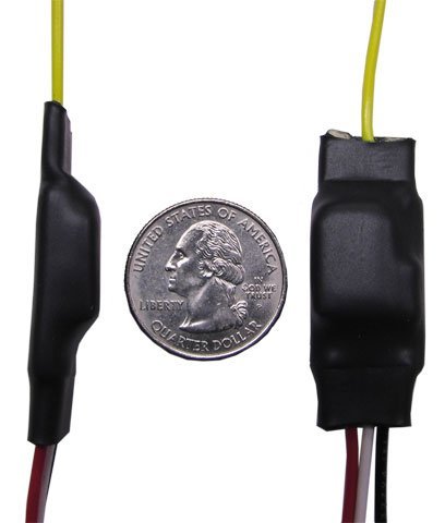 Custom LED Blinker Genie for Motorcycles - Run and Turn Signal Module for 2-Wire LED and Incandescent Blinkers, Built-in Load Equalizer, Waterproof, Made in USA (Pair)