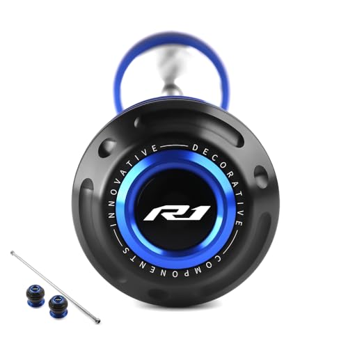 Motorcycle Front Wheel Axle Fork Slider Crash Protector Compatible With Y.amaha YZF R1 2015-2020 2021 2022 2023 2024 2025 | YZF-R1 YZFR1 Accessories (blue) - color: blue