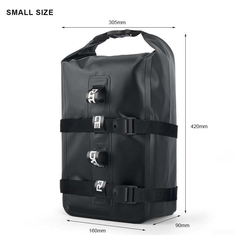 Motorcycle Front Fork Bag 8L With Waterproof Performance For Bike Commuting And Long Distance Cycling Storage Needs