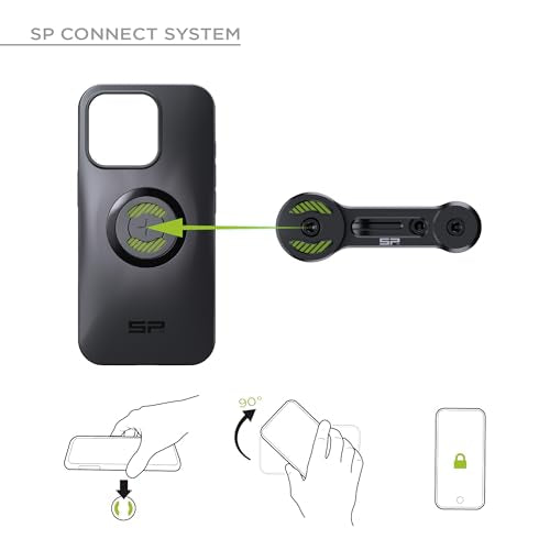 SP CONNECT Moto Bundle II | SPC+ | Compatible with iPhone SE/8/7/6S/6 | Motorcycle Phone Mount | Holder for Harley Davidson & More | Phone Mount for Motorcycle Handlebars | Cell Phone Holder - style: für iPhone SE/8/7/6S/6