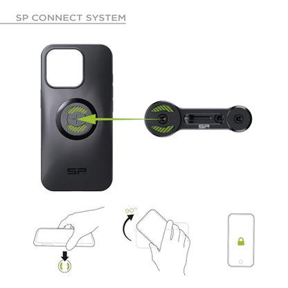 SP CONNECT Moto Bundle II | SPC+ | Compatible with iPhone SE/8/7/6S/6 | Motorcycle Phone Mount | Holder for Harley Davidson & More | Phone Mount for Motorcycle Handlebars | Cell Phone Holder - style: für iPhone SE/8/7/6S/6
