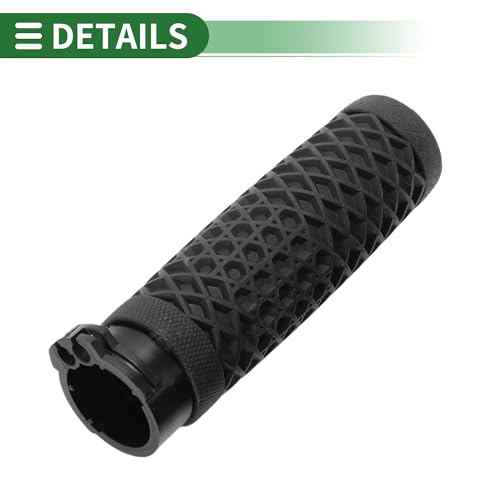 Motoforti 1" 25mm 1.1" 28mm Motorcycle Hand Grips Cover Kit Non Slip TPU Handlebar Cover for Motorcycle Scooter Bicycle ATV Black 1 Set