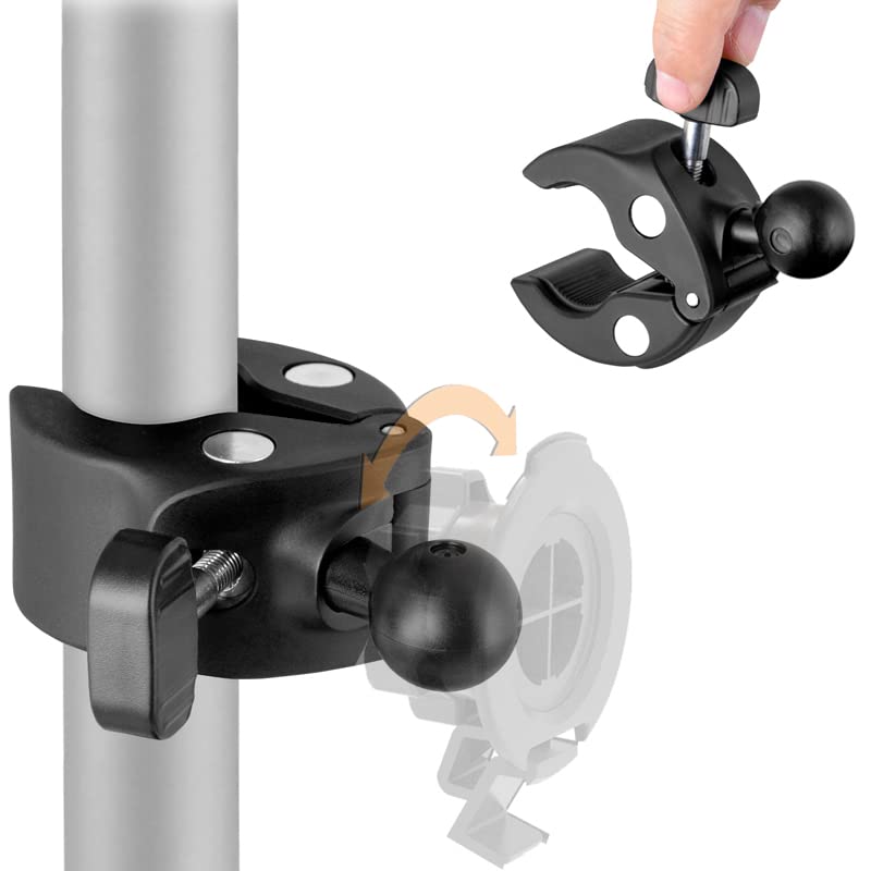 Heavy Duty 22mm Ball Bike Motorcycle Pole Bar Mount for Garmin dezl OTR1000 OTR1010 OTR800 OTR810 RV 1090 1095 890 895 DriveSmart 86 8"-10" Truck GPS Navigator