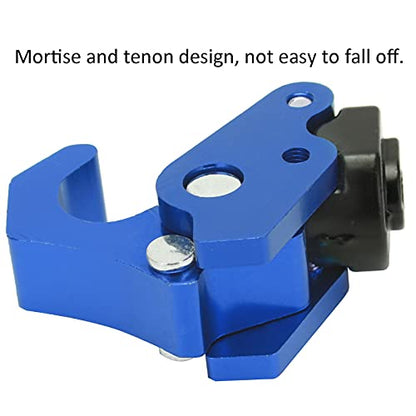 Acouto Helmet Luggage Hanger for Motorcycle, Motorcycle Helmet Hook Universal Claw Shaped Motorcycle Hook CNC Aluminum Alloy Scooter Helmet Bag Luggage Hook Hanger Carry Holder(Blue)