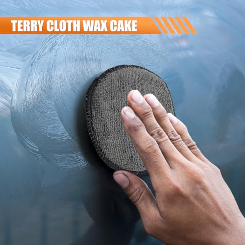 Craedli 9PCS Car Wash Cleaning Kit, Microfiber Auto Detailing Set with Wheel Brush, Wash Mitt, Sponge, Drying Towels & Applicator Pads, Vehicle Interior Exterior Wash Tools Supplies (Gray) - color: Gray