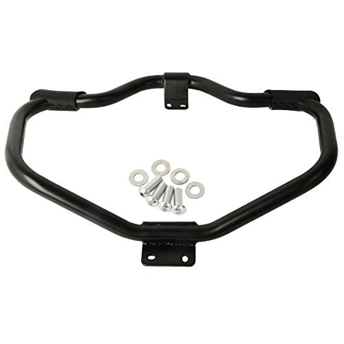 SLMOTO Engine Guard Crash Bar Support Fit for Harley Sportster Iron 883 XL883N Iron 1200 XL1200NS Roadster XL1200CX; SuperLow XL883L Forty-Eight Special XL1200XS - color: Dull Black