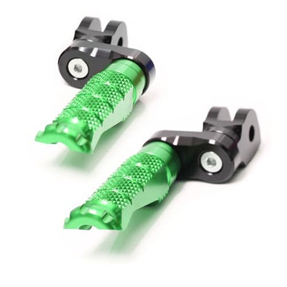 MCMOTOPARTS R-FIGHT Red Front Footpegs 25mm Lowering Foot Pegs Compatible with ER-6F 2006-2008 06 07 08 - color: Red, size: 1 inch Extension (25mm)