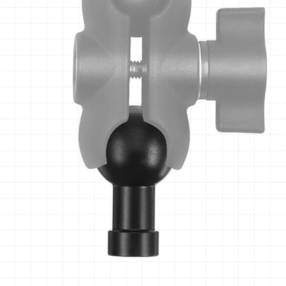 Vin Beauty 20mm Ball Head Mount Aluminum 1/4"-20 Screw Male/Female Adapter for Action Camera Phone Helmet Stand GPS Holder Bracket