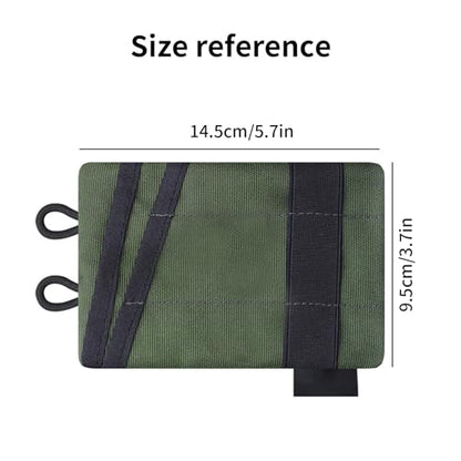 EDC Storage Pouch, Anti-Lost Outdoor Tactical EDC Kit Multi-Function EDC Tool Pouch - color: Green